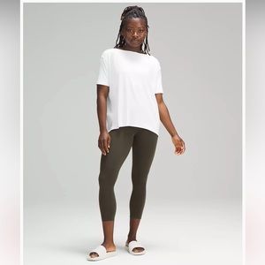 Lululemon Back In Action | Short Sleeve | White | Nulu | 8